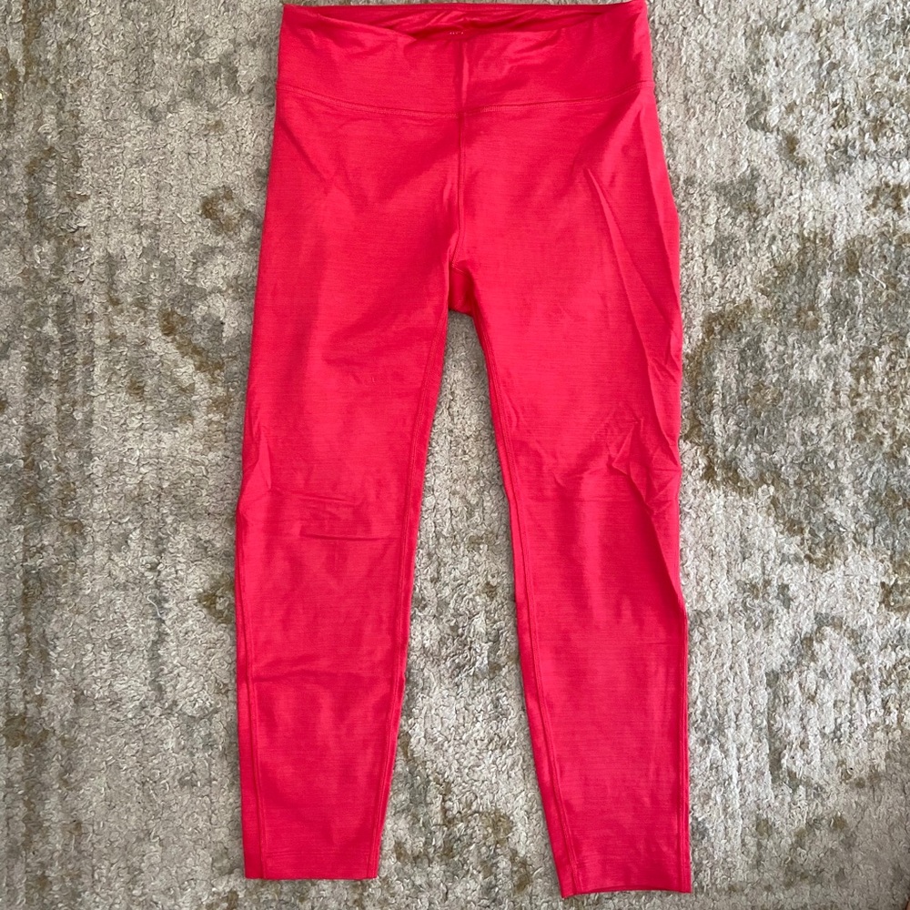 Red outdoor voices techsweat leggings